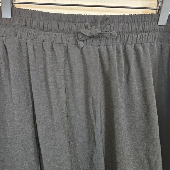 Pull On Wide Leg Pants Black Plus Size 3x Work Office Neutral Casual - Picture 6 of 9